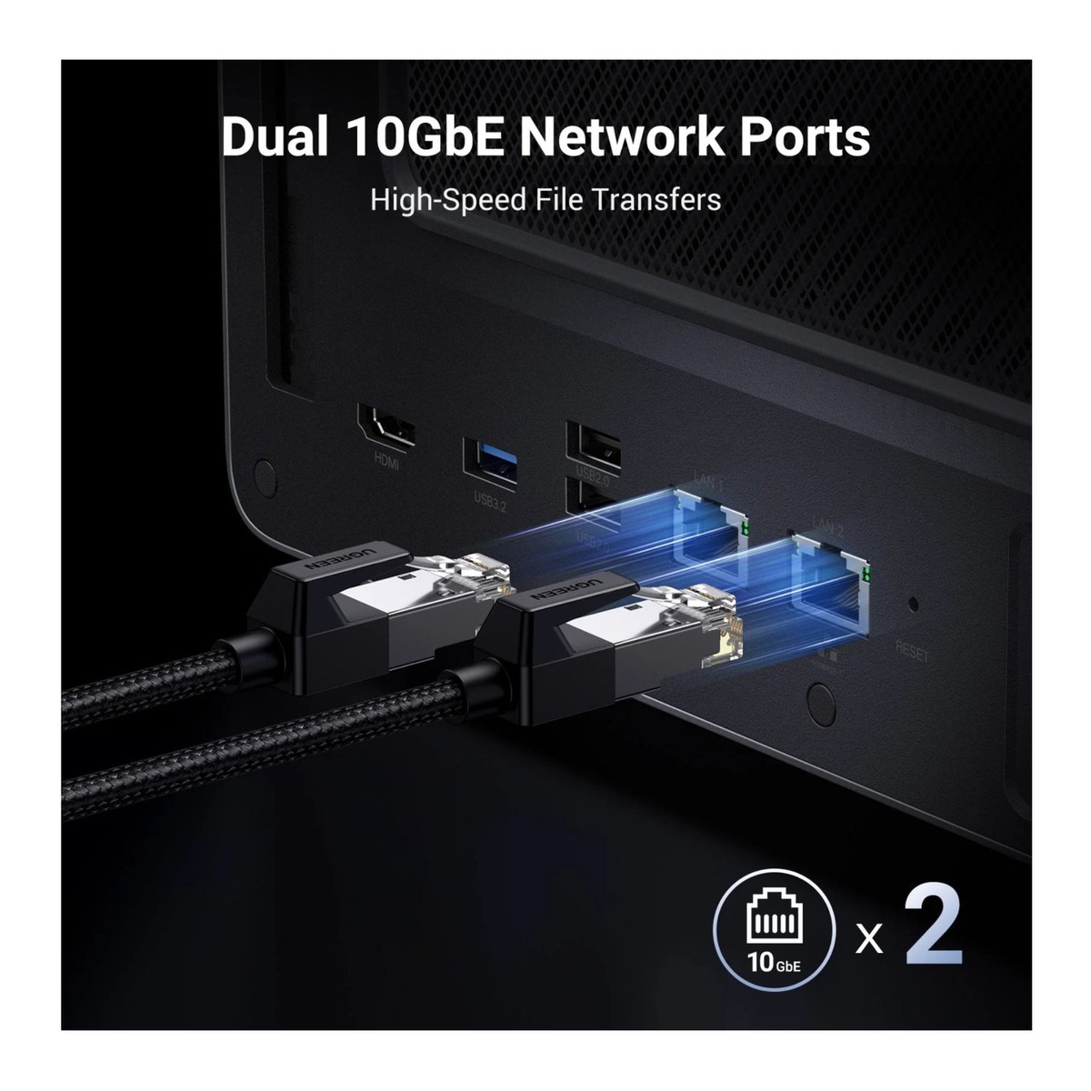 UGREEN DX6800 Pro 6ベイ NAS UGREEN 6ベイ NAS｜最大196TB & 30日間