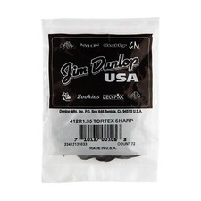 DUNLOP 412R1.35 Tortex Sharp Guitar Picks 72 Picks with FREE Shipping