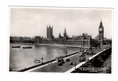 17286 - London * The Houses of Parliament & Westminster Bridge