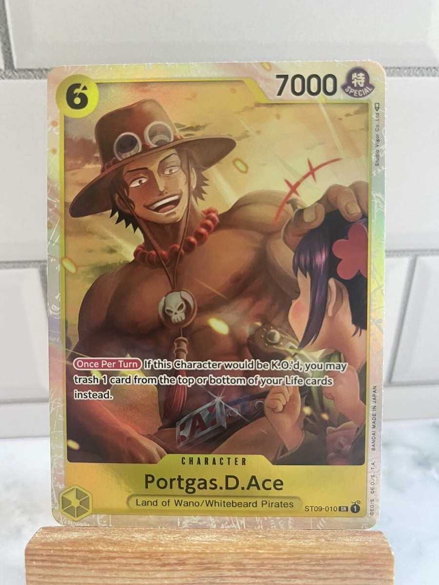 Portgas.D.Ace Foil - ST09-010 - NM - One Piece TCG English | eBay