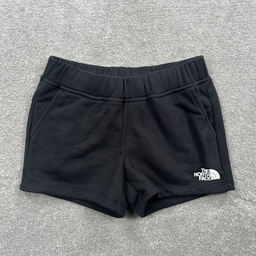 Felpa pantaloncino The North Face ragazza campeggio in pile taglia small giovane nero