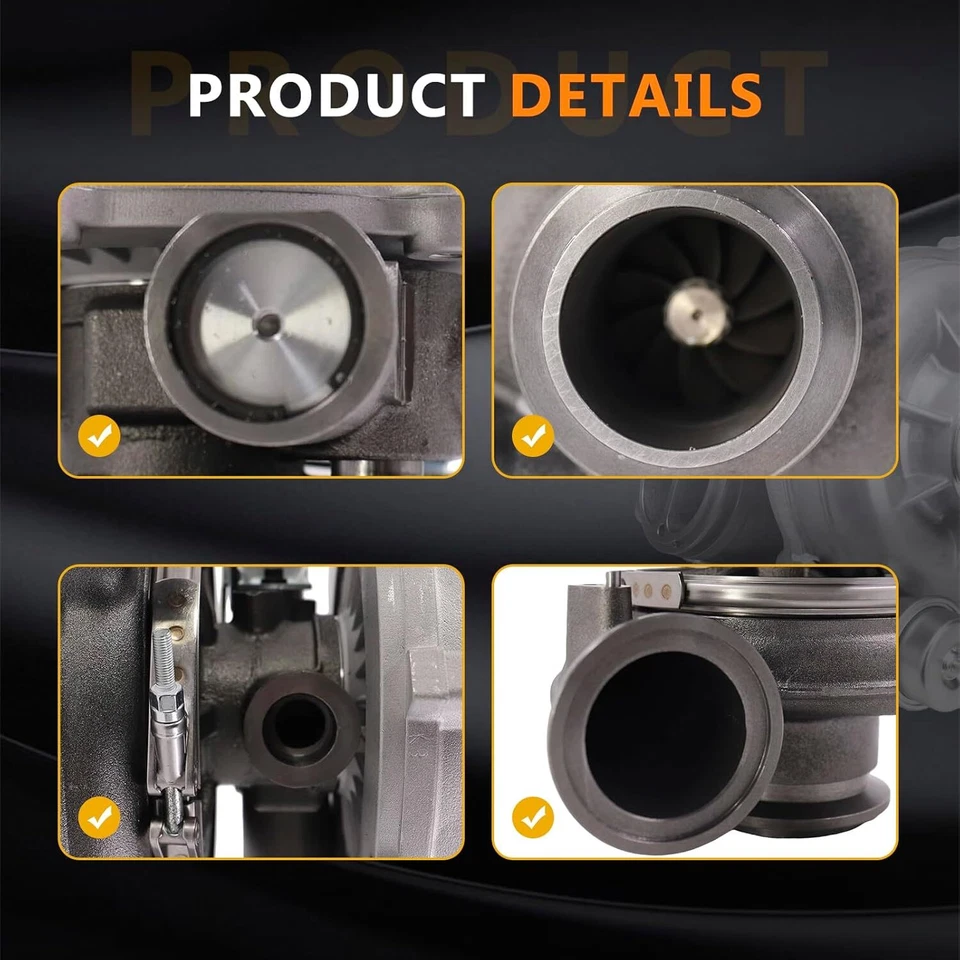 Turbo Turbocharger Compatible with Ford F250 F350 F450 F550 Excursion 6.0L V8 - Imagem 4 de 4
