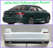 2020 2021 2022 Volkswagen Passat Rear Bumper  Pure White 7