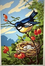 needlepoint canvas 30x40 Bird Canvas Only Rto