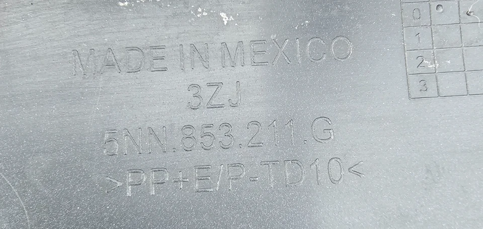 Tapicería izquierda original VW Tiguan Allspace BJ2 BW2 5NN853211G Foto 2 de 2