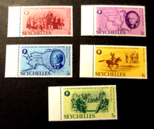 Seszele-1976-Kamienie milowe w historii- Zestaw części 5 z 9-MNH