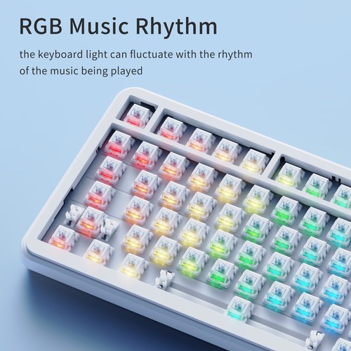 AJAZZ AK820 MAX Tri-Mode RGB Gaming Mechanical Keyboard with Adjustable Drivers - Picture 6 of 71