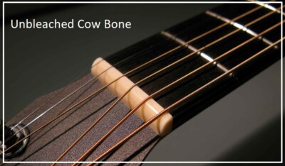 AlwaysHandCrafted Slotted UNBLEACHED BONE NUT handmade for GIBSON Guitar - 42mm