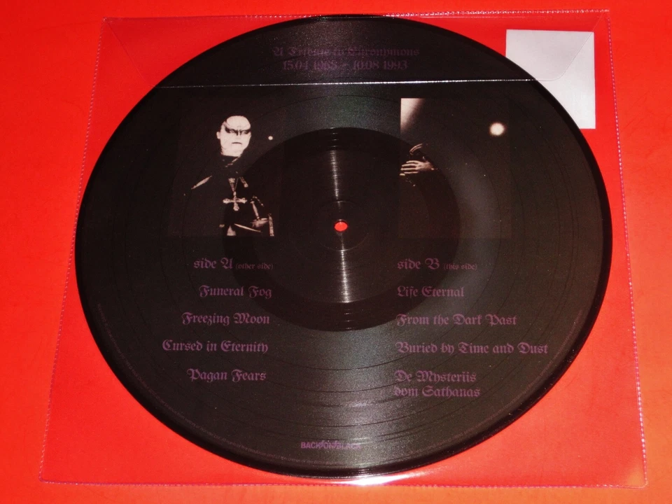 Mayhem: De Mysteriis Dom Sathanas - Picture Disc LP Vinyl Record 2017 BOB UK NEW - Image 3 of 3