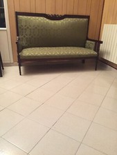 Liberty originale salotto antico divano più 2 poltrone Stile Liberty