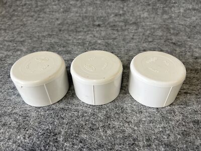 Lot Of 3 Chemkor 447-020 2'' PVC Sch 40 Pipe Cap Socket New