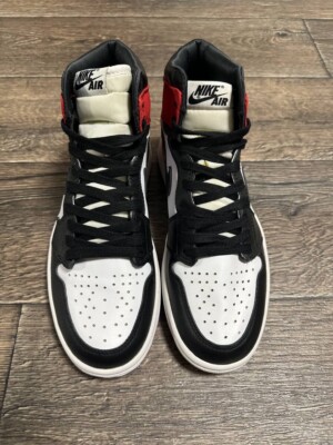 Nike Air Jordan 1 High OG Satin Black Toe CD0461-016 women 2019