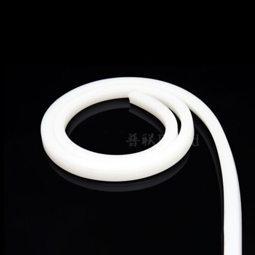 White Silicone Rubber Seal strip Square Solid Width 4mm-30mm Liquid Gas Sealing - Afbeelding 1 van 5