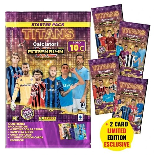 TITANS CALCIATORI ADRENALYN XL OFFICIAL TRADING CARDS 2024-2025 PANINI - Foto 15 di 16