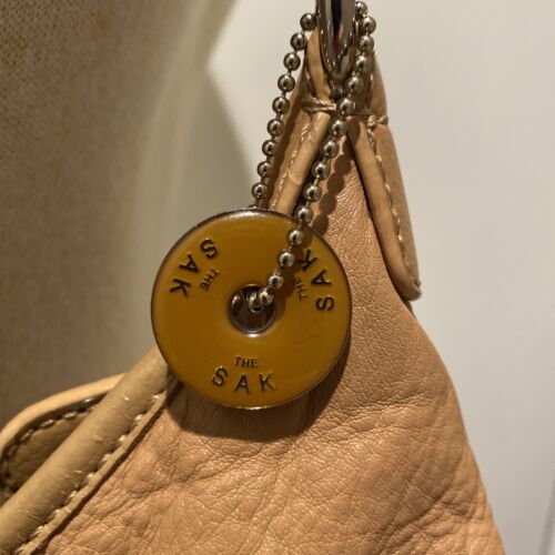 Bolso de hombro Hobo The Sak Satchel de cuero esmaltado marrón - Imagen 4 de 14