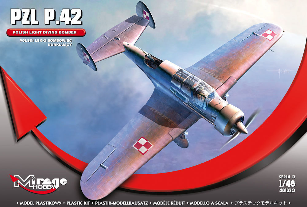 Mirage Hobby 481320 - 1:48 Pzl P.42 (Polish Light Diving Bomber)