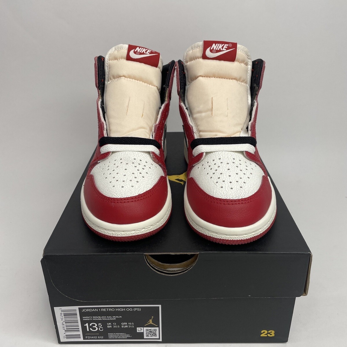 Nike Air Jordan 1 Retro High OG “Lost and Found” Red Black