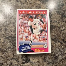 1981 Topps Rich Gossage Baseball Card #460 NM-Mint FREE SHIPPING