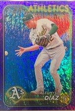 2024 Topps Base Set Series 2#586 Aledmys Díaz Purple Foil