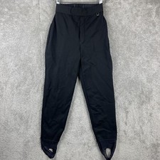 Vintage ROFFE Jett Ski Pants Womens Size 6 Short Black Snow Stirrup 90s USA Made