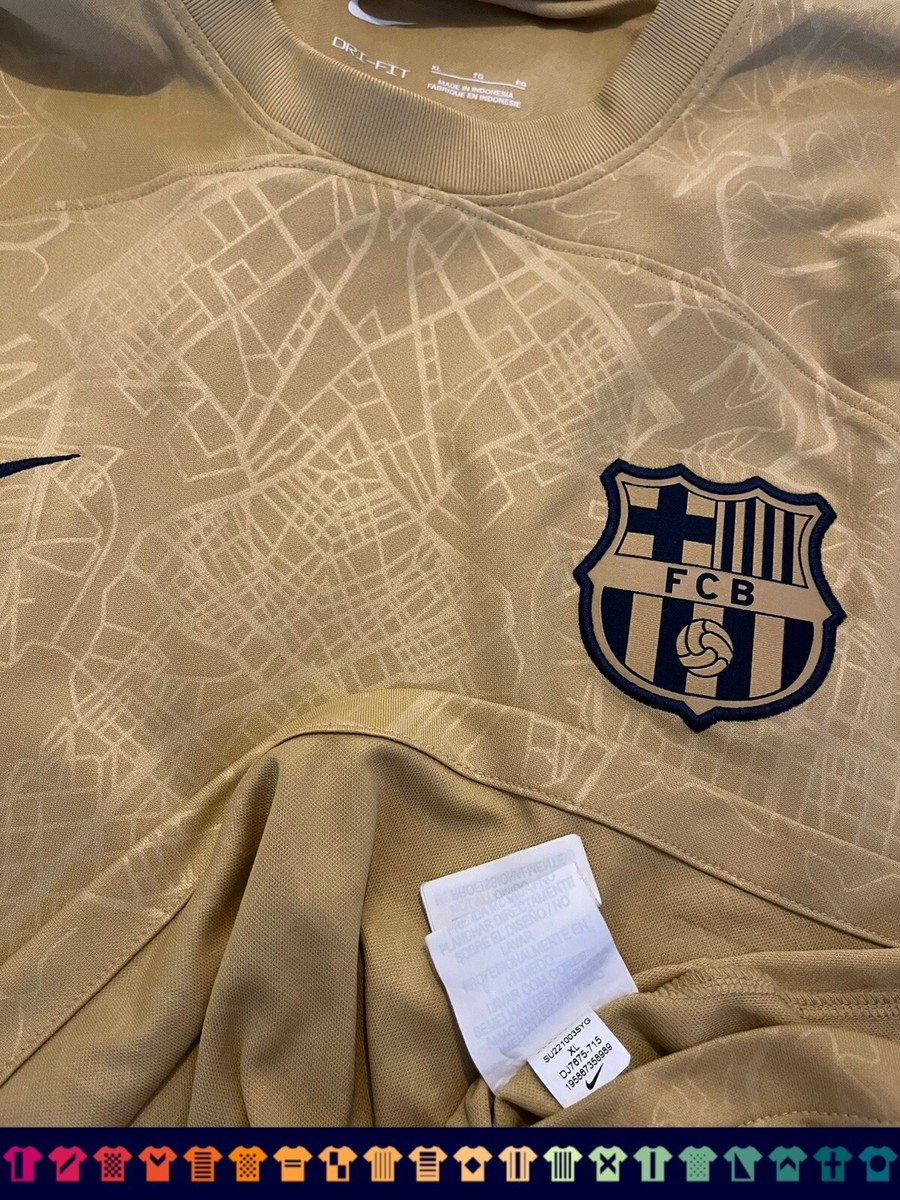 Nike FC Barcelona 22/23 Away Jersey Men's Size XL DJ7675-715 | eBay