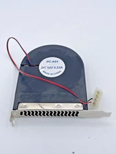 PC-A01 Case Slot Cooling Blower Fan 12VDC 0.23A PCI Slot 2-Wire 4-Pin Connector