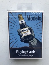 2 NEW Sealed Deck Lot Modelo Especial Playing Cards Cerveza Beer Poker Night Set