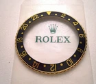 RARE VINTAGE ROLEX GMT-MASTER 1675/8 GOLD COMPLETE BEZEL + INSERT GENUINE 100%