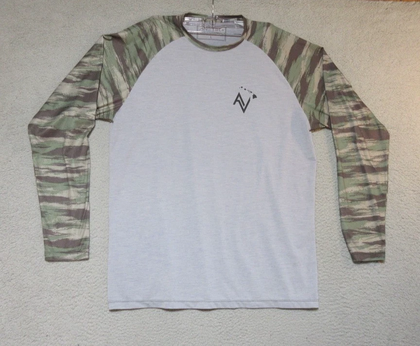 Anetik Shirt Large Mens UPF 30 Moisture Wicking Zip Back Pocket
Opens in a new window or tab