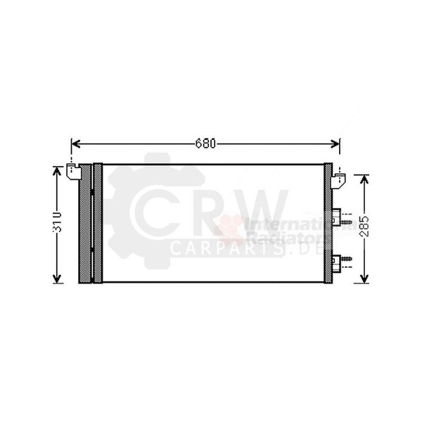 Kondensator Klimaanlage FüR Fiat Panda 1.1 1.2-image