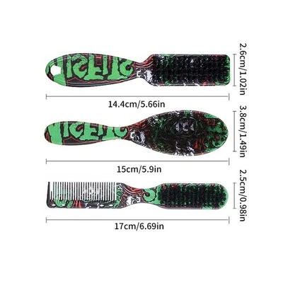 Hairdressing Soft Hair Brush Barber Neck Duster Broken Hair Removal Comb - Imagen 1 de 4