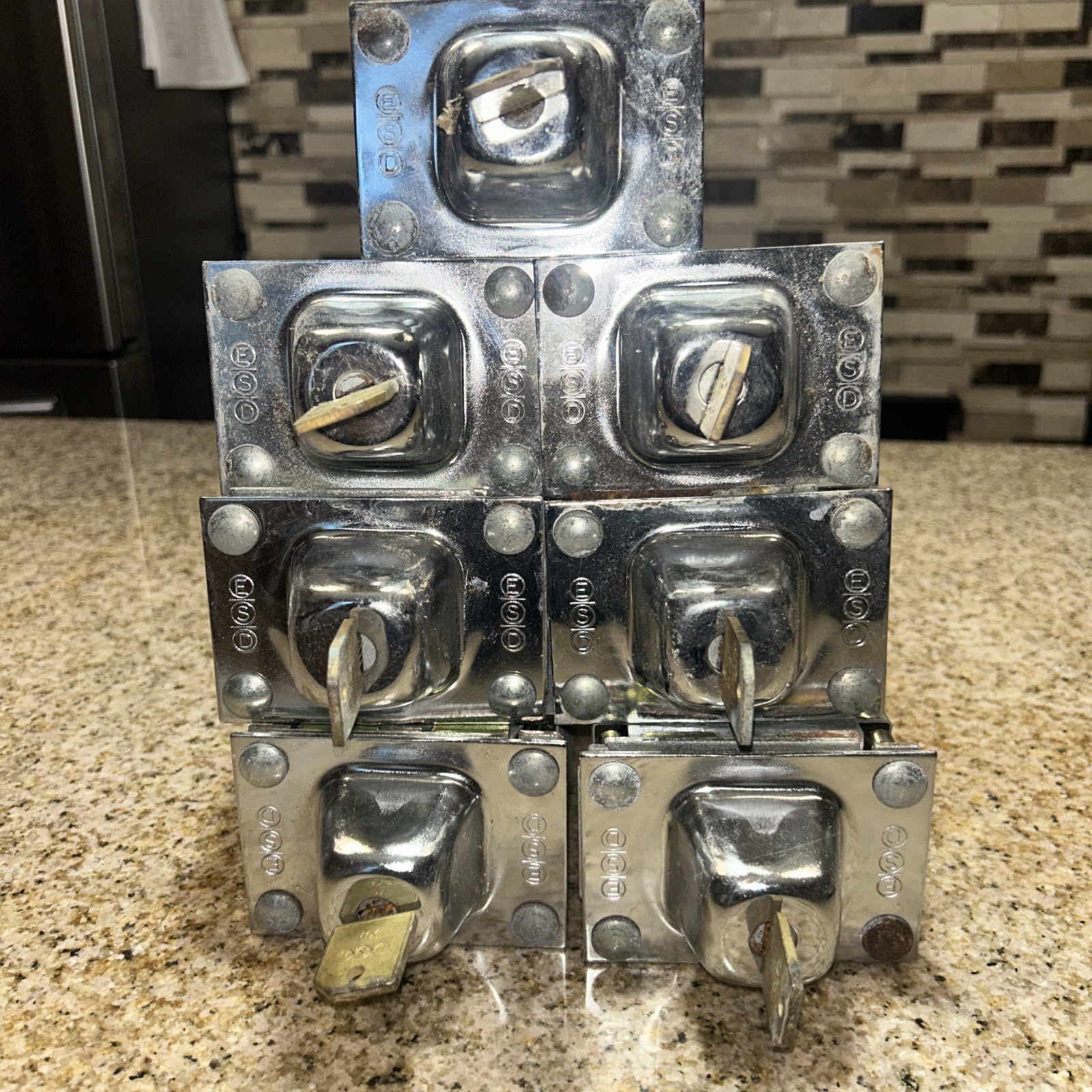 ESD Coin Box 6" with keys