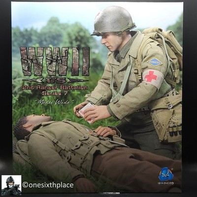 1:6 Scale DiD WWII US 2nd Ranger Battalion Medic Wade 12