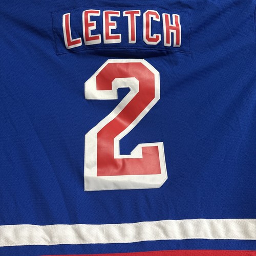 Maglia Brian Leetch - New York Rangers - 1993-924 taglia XL - Foto 7 di 12