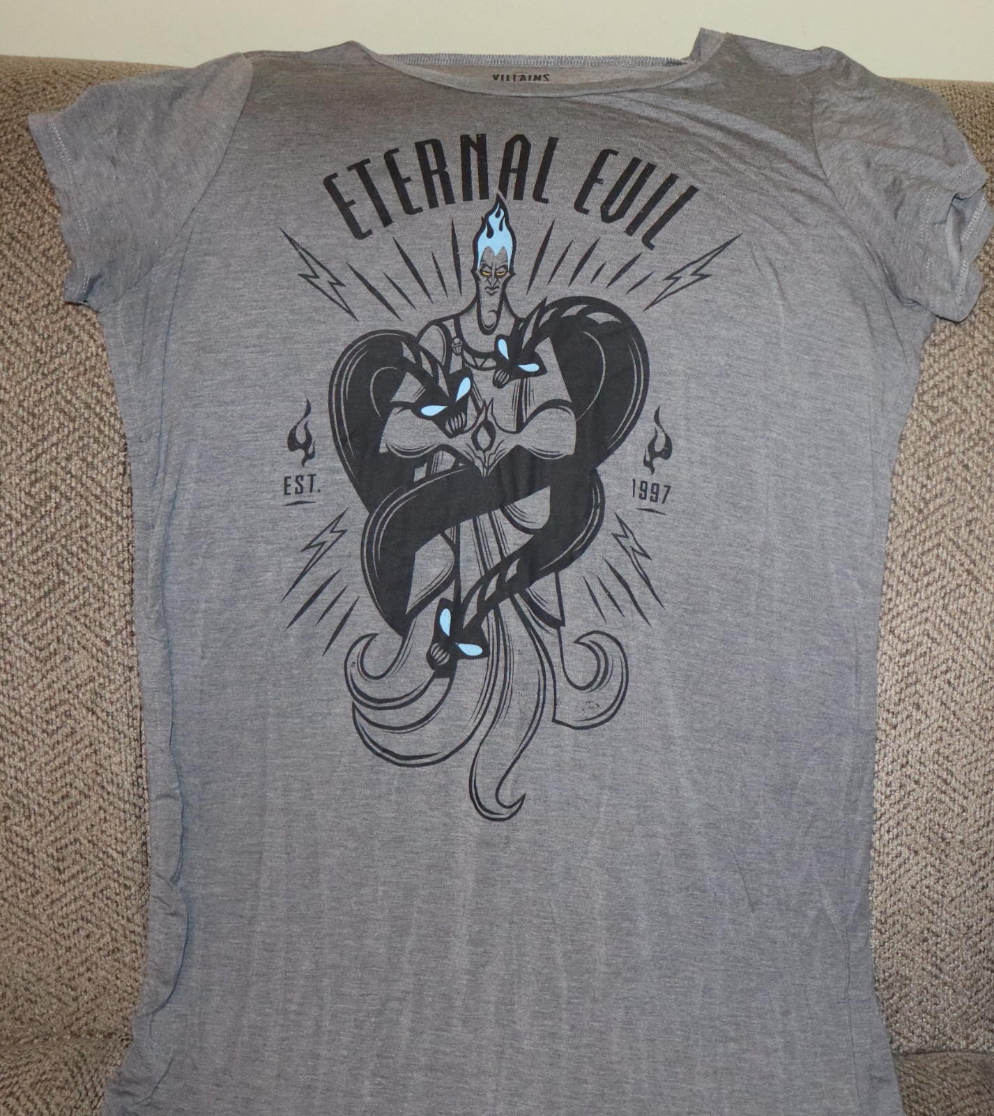 Women's Disney Villains Hercules Hades Eternal Evil Shirt Torrid Size 0
