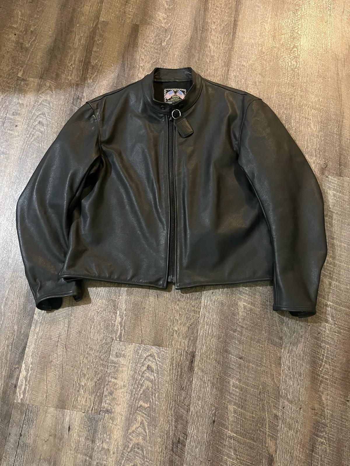 Vanson Leather Biker Jacket size 50 Medium weight