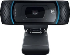 Logitech B910 Full HD Webcam video in 720p Widescreen Mode Black