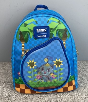 Sonic the Hedgehog Loungefly Chao Chaos Garden Lenticular Mini Backpack NWT