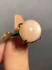 Unique Natural Peach Moonstone Ring/ Adjustable — photo 6