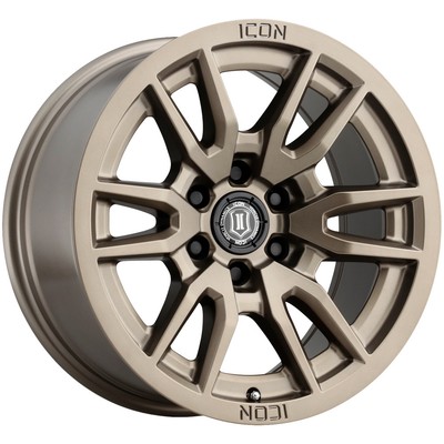 Icon Alloys Vector 6 17x8.5 6x5.5'' +0mm Bronze Wheel Rim 17'' Inch