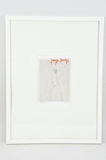 C41G12 Joseph Beuys (1921 1986) Art Print Postcard Hand Signed