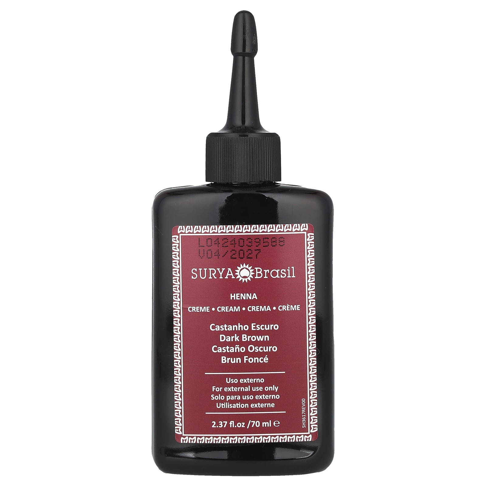 Крем-хна Полупостоянная веганская краска для волос для покрытия седины и тоник для 5090₽