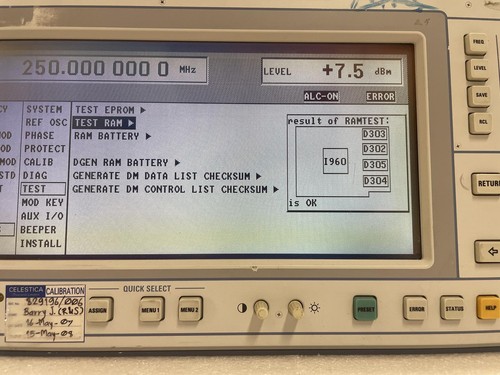 ROHDE & SCHWARZ 1106.1506.03 SMIQ 03E SIGNAL GENERATOR - Picture 5 of 10