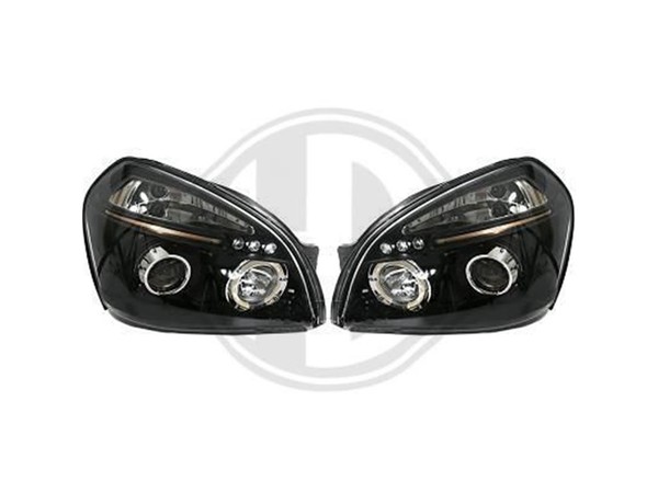Designsatz Scheinwerfer Klar Schwarz FüR Hyundai Tucson 2004--image
