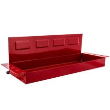 TCP Global 12" Magnetic Tool Box Tray with Screwdriver Holder, Storage Shelf Bin