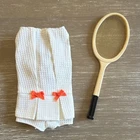 Vintage Barbie Tennis Dress and racket. #1781 1970
