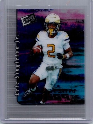 Eric Singleton Jr 2024 Leaf Football 1/1 Pre Production Proof