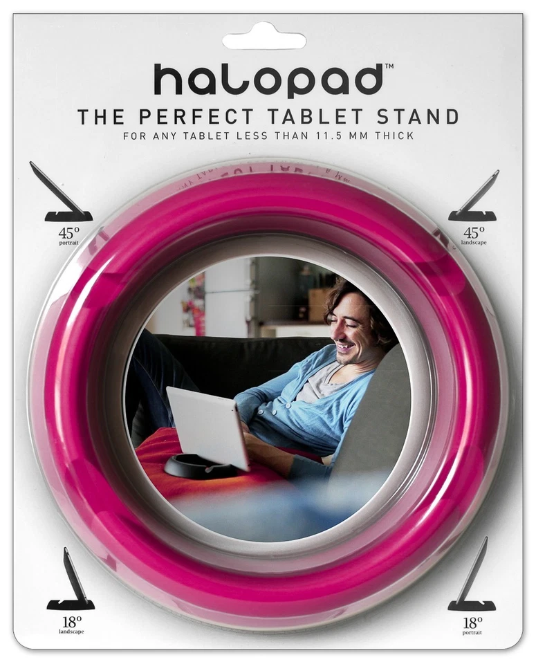 halopad - Ständer/Halterung für iPad, Tablets - UNIKAT - TELEKOM MAGENTA