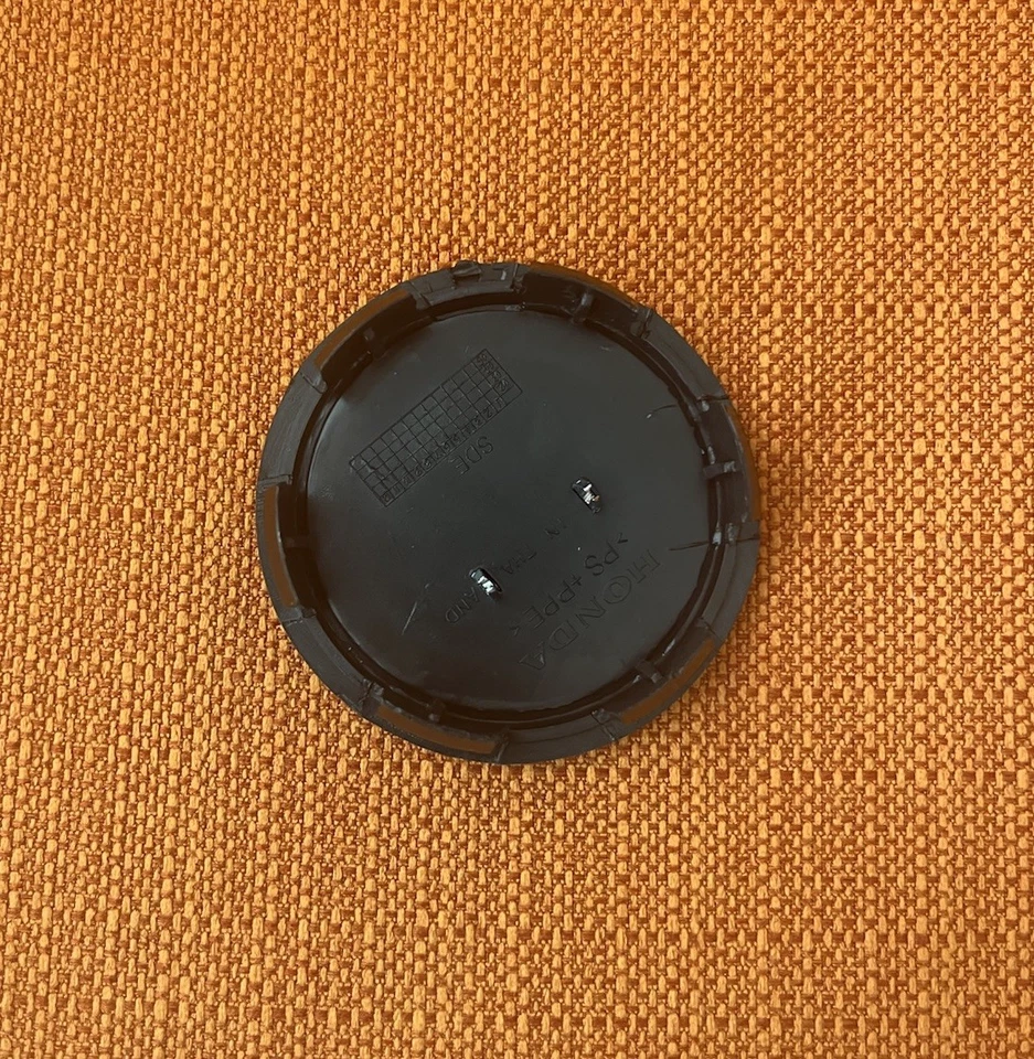 4x HONDA Set Of Black Wheel Center Caps 69MM - - Satisfaction Guaranteed - Image 4 of 4