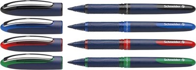 Schneider 183094 One Business Tintenroller 4 St schwarz blau rot grün